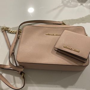 Michael Kors crossbody purse and wallet